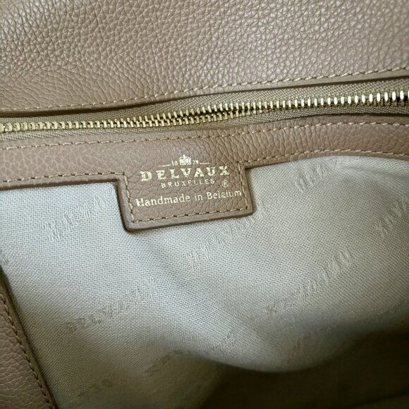 Delvaux Ambre Légende Sellier Shoulder Bag Rare Hermes The Row - Picture 12 of 13